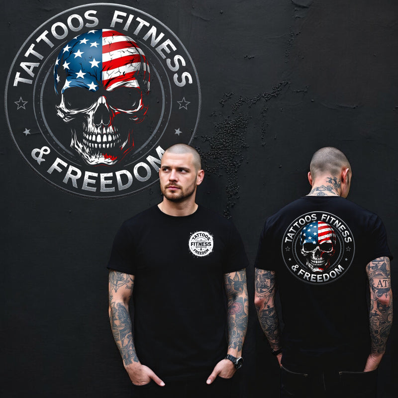 Another American Flag Skull? - TATTOOS FITNESS & FREEDOM LLC