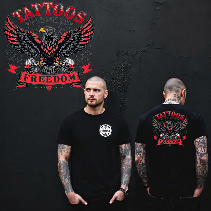 Eagle With a Banner. - TATTOOS FITNESS & FREEDOM LLC