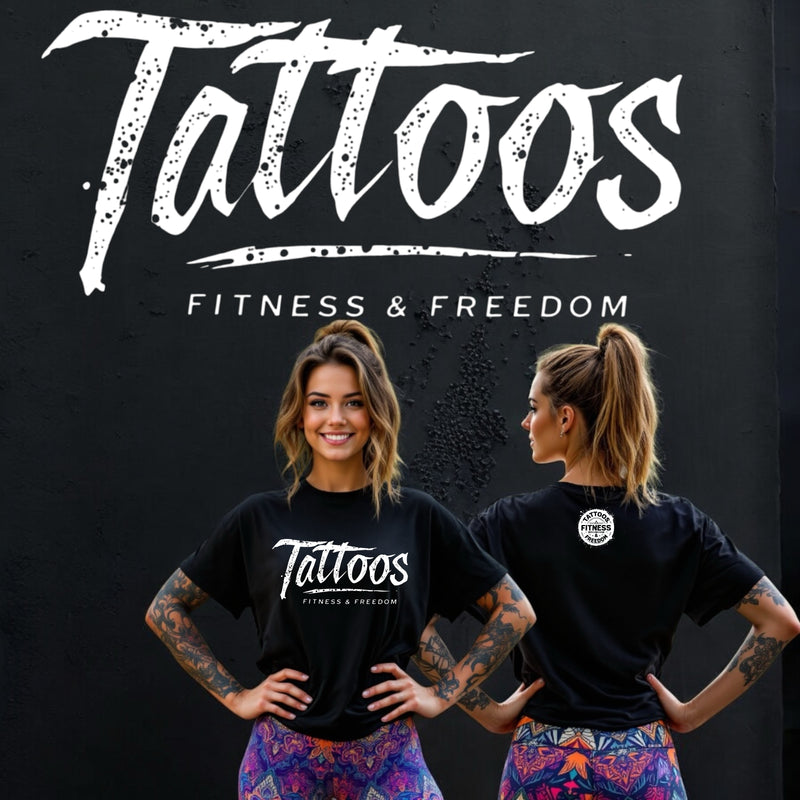 Women's Writing Design. - TATTOOS FITNESS & FREEDOM LLC