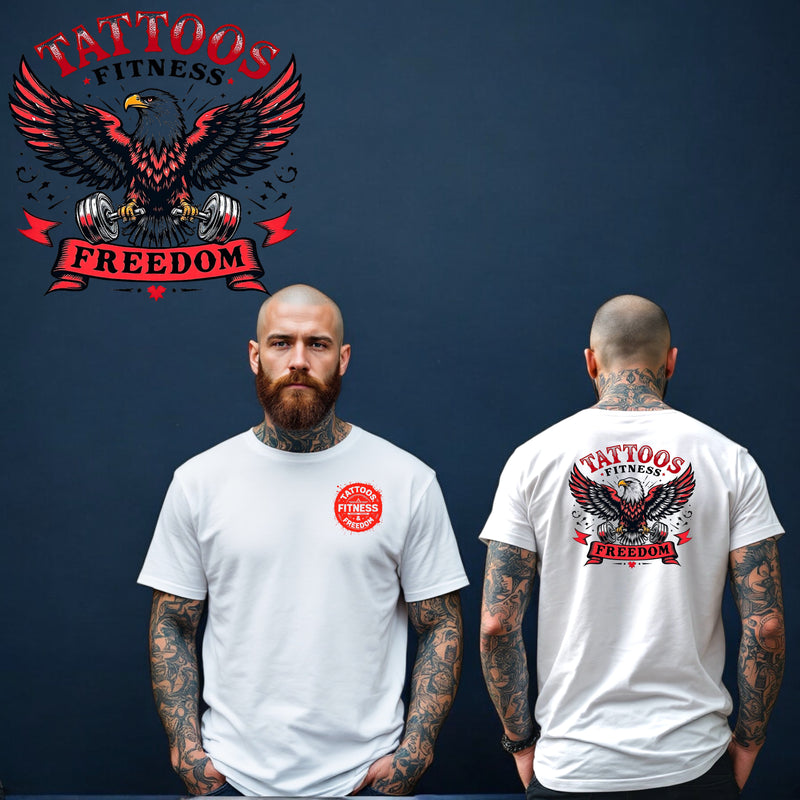 Eagle With a Banner. - TATTOOS FITNESS & FREEDOM LLC