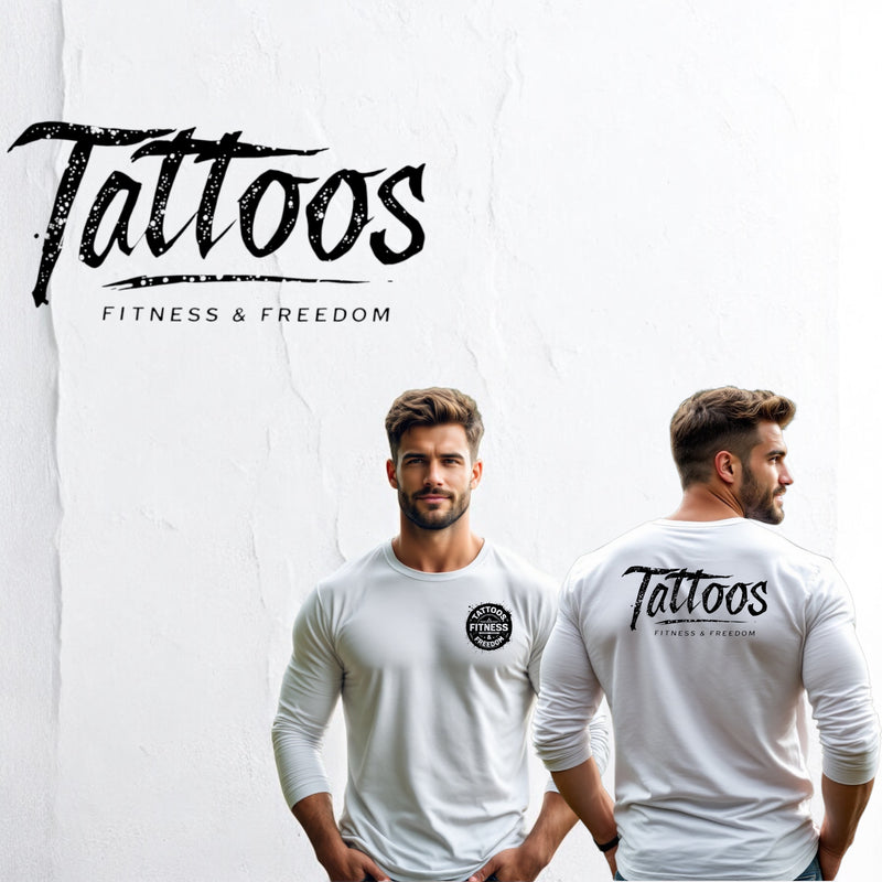 Logo Writing, - TATTOOS FITNESS & FREEDOM LLC