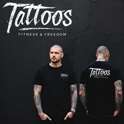 Logo Writing, - TATTOOS FITNESS & FREEDOM LLC
