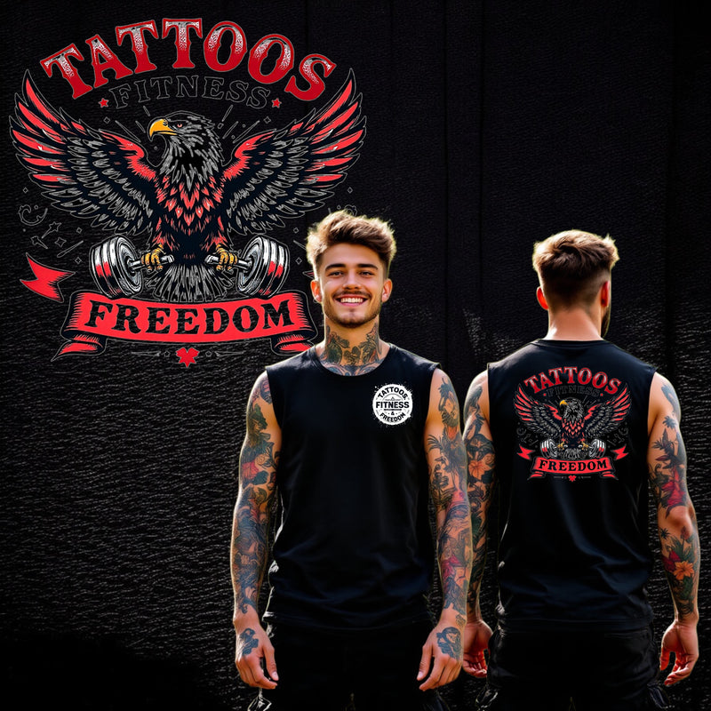 Eagle With a Banner. - TATTOOS FITNESS & FREEDOM LLC