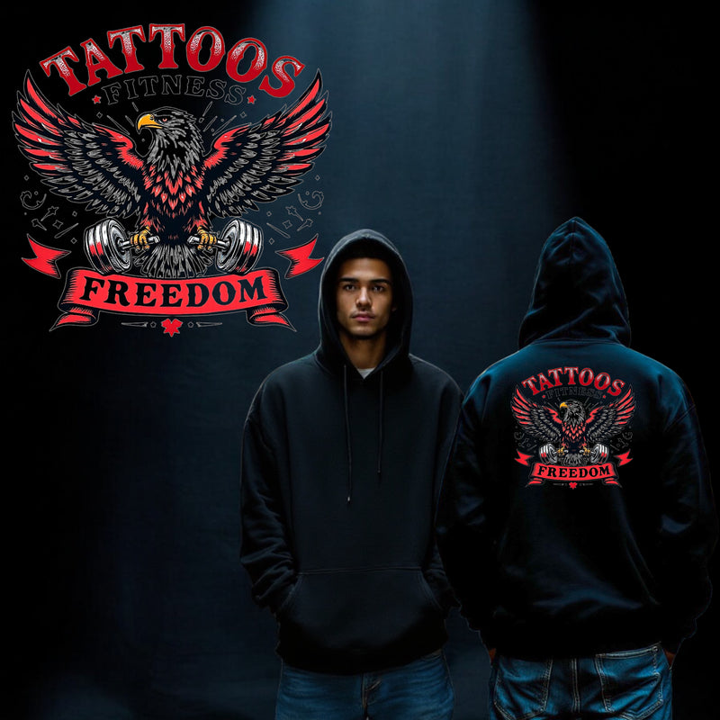 Eagle With a Banner. - TATTOOS FITNESS & FREEDOM LLC