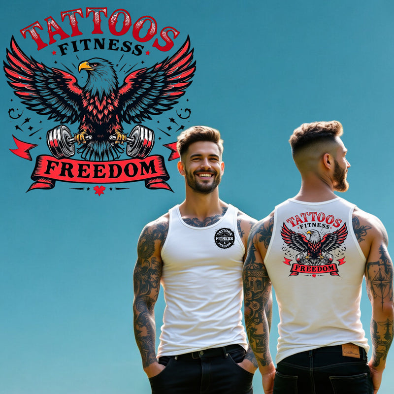 Eagle With a Banner. - TATTOOS FITNESS & FREEDOM LLC