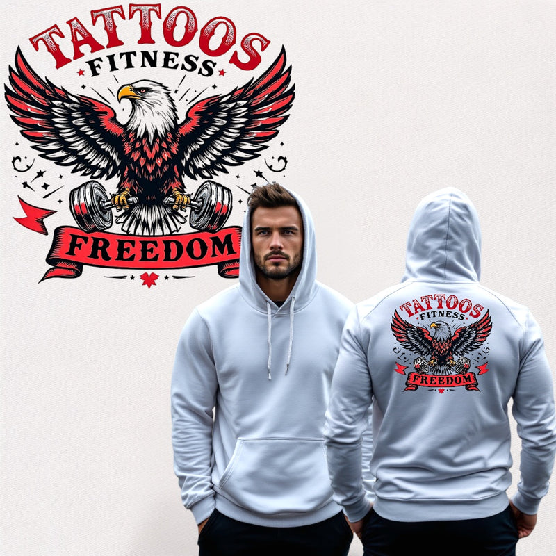 Eagle With a Banner. - TATTOOS FITNESS & FREEDOM LLC