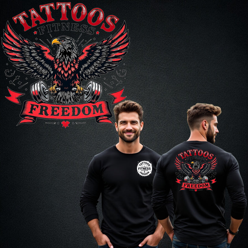 Eagle With a Banner. - TATTOOS FITNESS & FREEDOM LLC