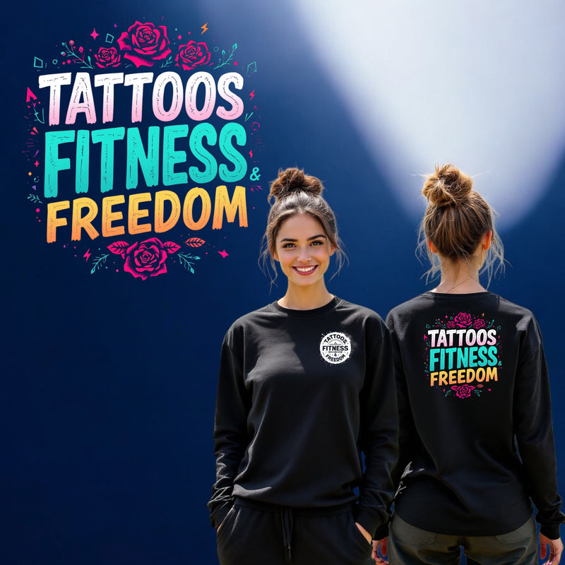 Women's Pastel Colored Design with Roses. - TATTOOS FITNESS & FREEDOM LLC