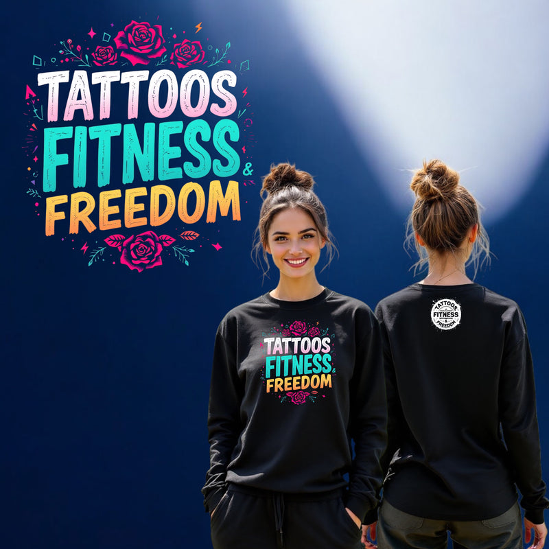 Women's Pastel Colored Design with Roses. - TATTOOS FITNESS & FREEDOM LLC