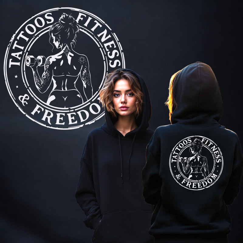 Women's Bicep Curl Design. - TATTOOS FITNESS & FREEDOM LLC