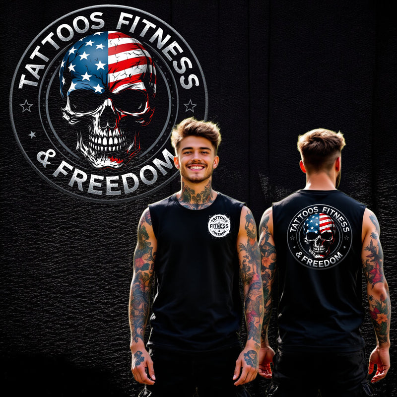 Another American Flag Skull? - TATTOOS FITNESS & FREEDOM LLC