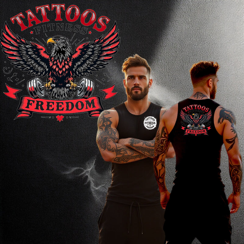 Eagle With a Banner. - TATTOOS FITNESS & FREEDOM LLC