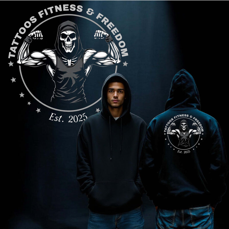 Grim Reaper Flexing. - TATTOOS FITNESS & FREEDOM LLC