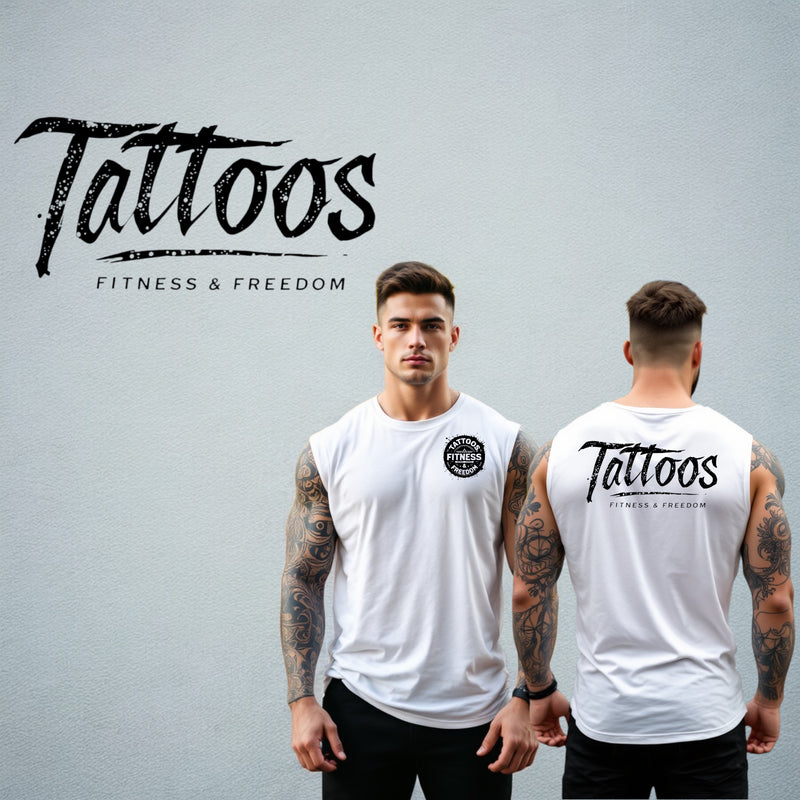 Logo Writing, - TATTOOS FITNESS & FREEDOM LLC
