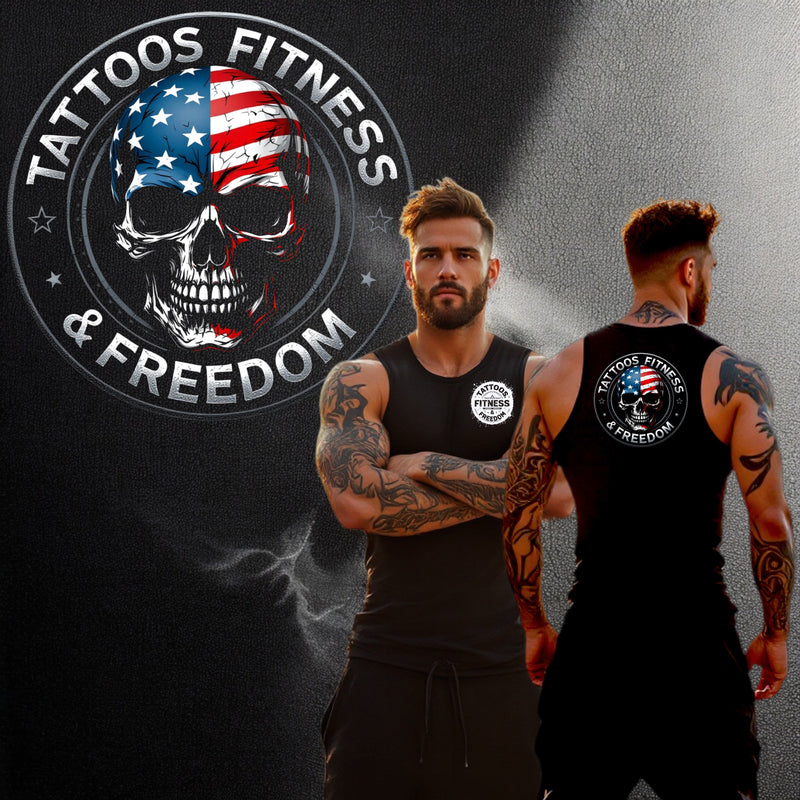 Another American Flag Skull? - TATTOOS FITNESS & FREEDOM LLC