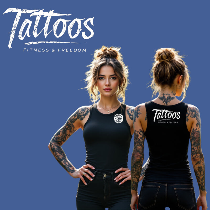Women's Writing Design. - TATTOOS FITNESS & FREEDOM LLC