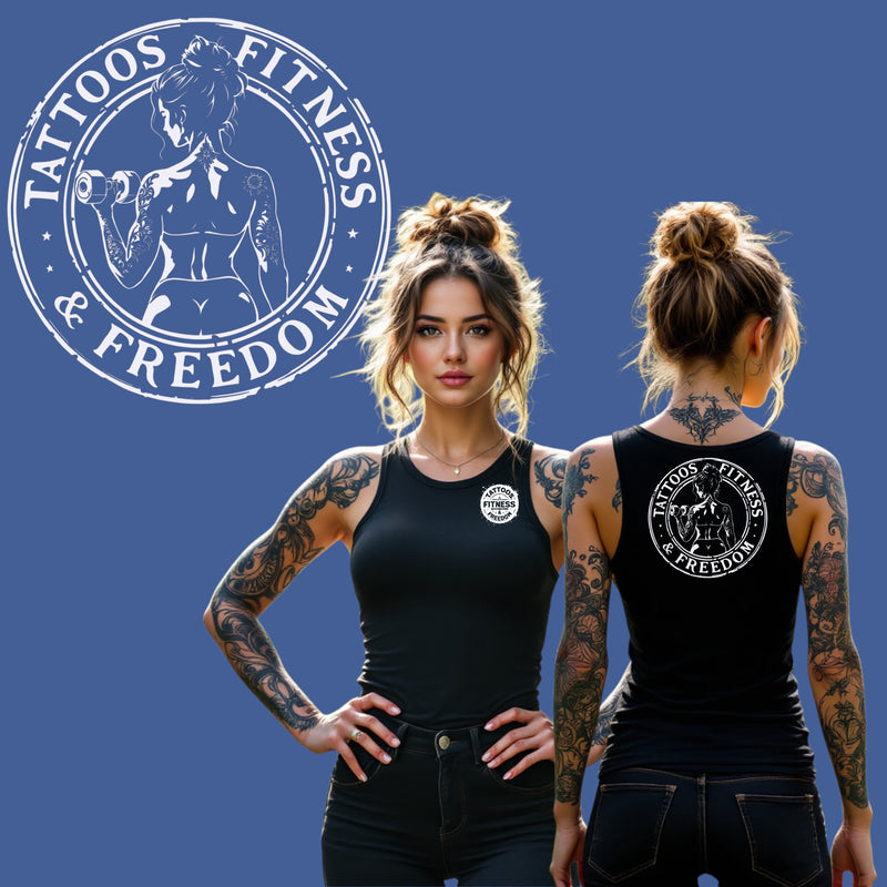 Women's Bicep Curl Design. - TATTOOS FITNESS & FREEDOM LLC