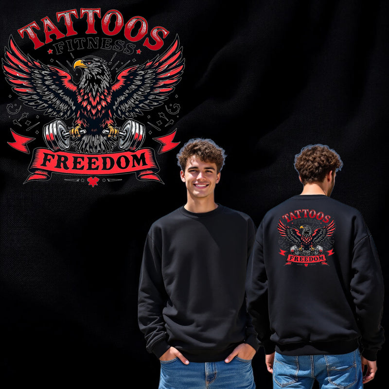 Eagle With a Banner. - TATTOOS FITNESS & FREEDOM LLC