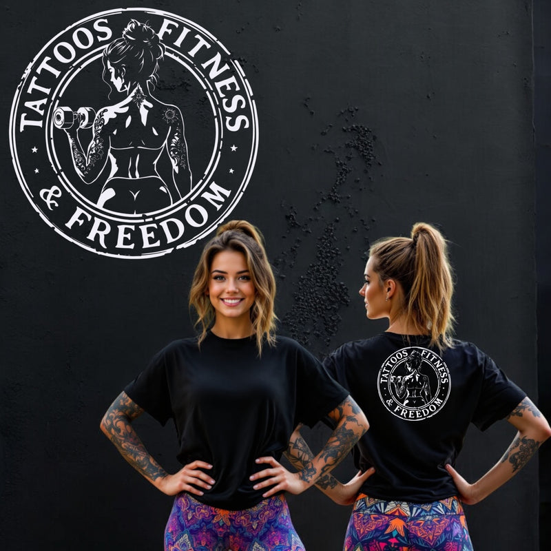 Women's Bicep Curl Design. - TATTOOS FITNESS & FREEDOM LLC