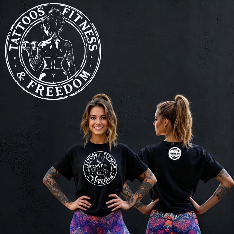 Women's Bicep Curl Design. - TATTOOS FITNESS & FREEDOM LLC