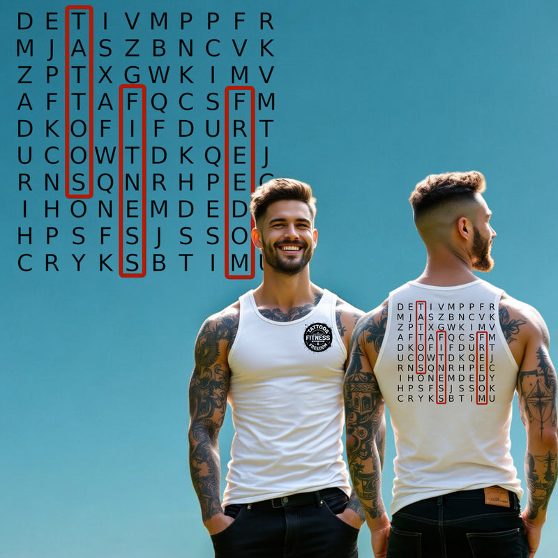 Word Search Puzzle. - TATTOOS FITNESS & FREEDOM LLC